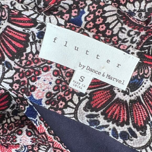 Wrap Dress Womens Small Whimsical Cottage Fairy Flowy Romance Feminine Drapey V - Picture 9 of 12